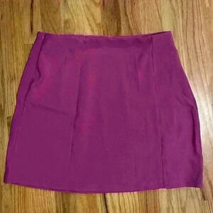NEW Elsa Mini Skirt in Fuschia Size Large